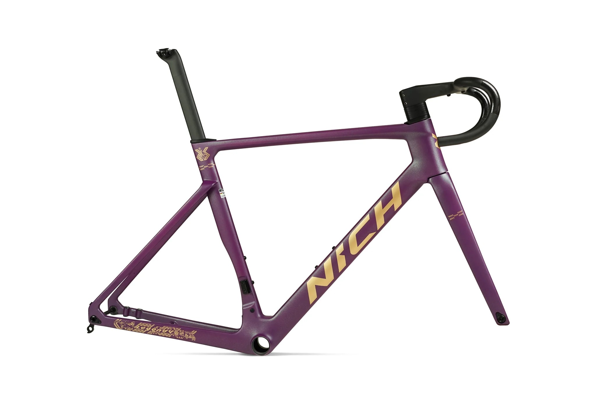 Nich Bike Frame Legend 4 Purple Gold