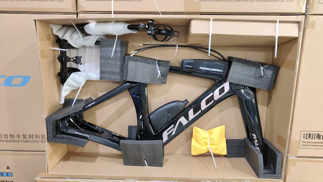 Falco 912 Khung Xe ĐẠp Tt Triathlon Ba Môn Phối Hợp đen 1