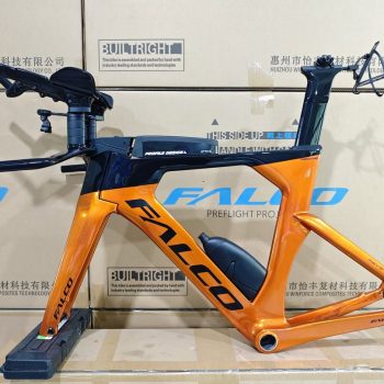 FALCO 912 KHUNG XE ĐẠP TT-Triathlon Cam đen