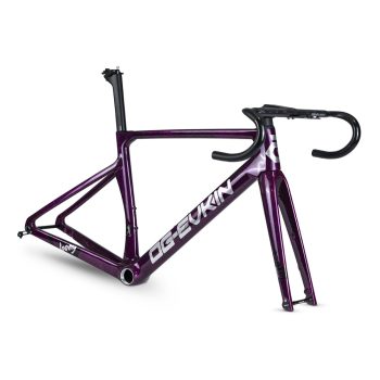 Og Evkin Loong Road Bike Frame Disc Tím